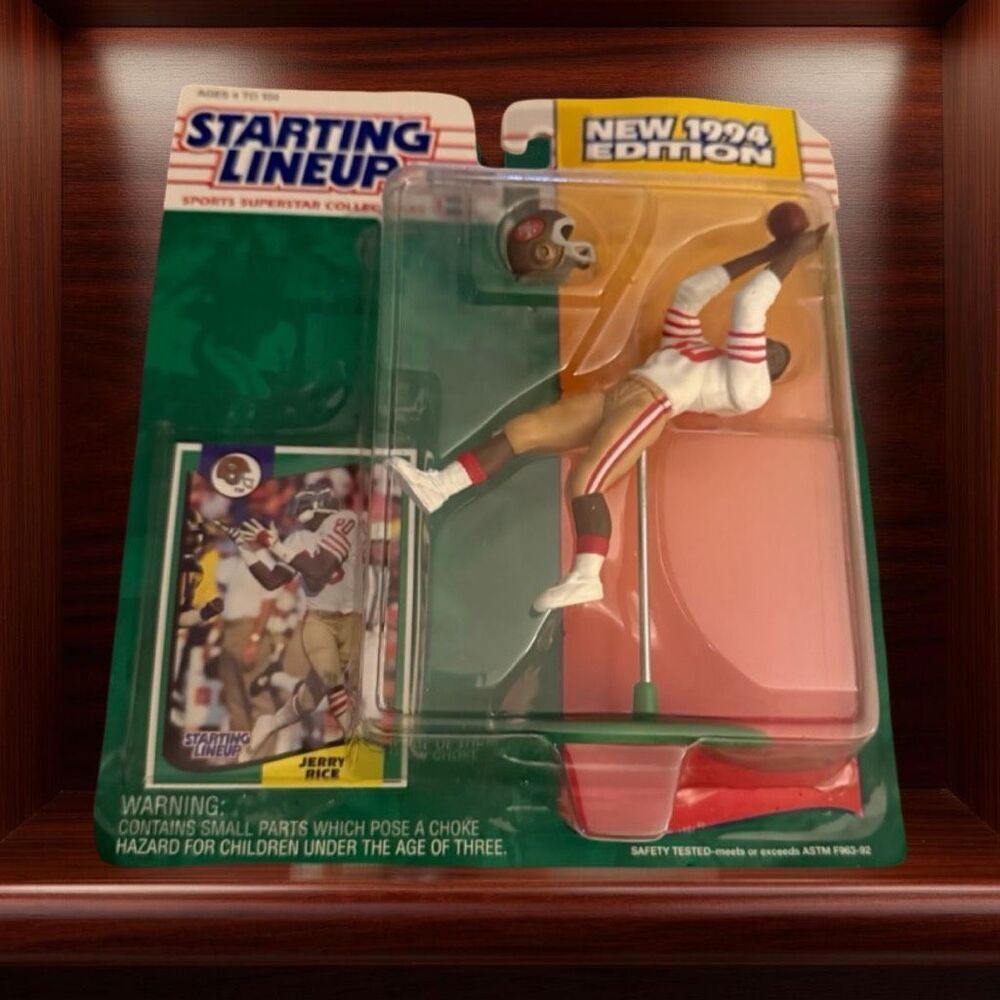 Sealed  Vintage 1994 NFL Starting Lineup Jerry Rice San Francisco 49ers Figure
